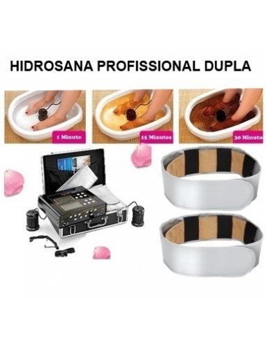HIDROSANA PROFISSIONAL DUPLA MAQUINA DRENAGEM LINFÁTICA APARELHOS HIDRO DETOX