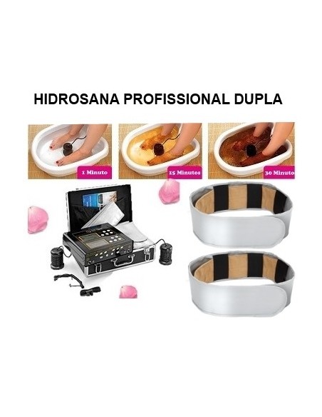 HIDROSANA PROFISSIONAL DUPLA MAQUINA DRENAGEM LINFÁTICA APARELHOS HIDRO DETOX