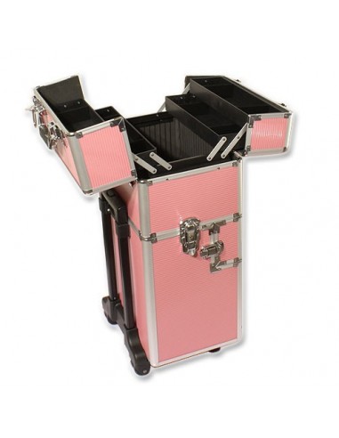 TROLLEY PARA ESTECTICA ROSA MALAS E TROLLEYS