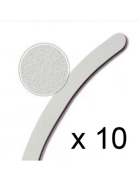 10 X LIMAS BRANCAS CURVAS 100/180 LIMAS E BUFFERS