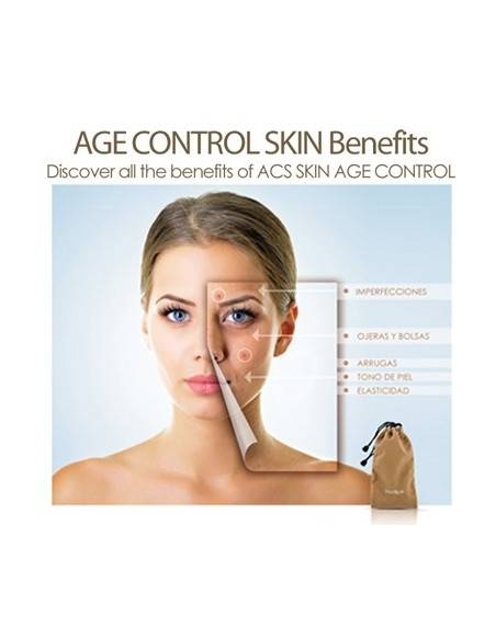 AGE CONTROL SKIN COM BIO FACIAL- ANTI RUGAS ELETROESTIMULADORES