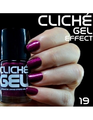 VERNIZ EFEITO GEL 11ML CÔR 19 VERNIZ EFEITO GEL