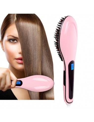 ESCOVA ALISADORA ELÉTRICA FAST HAIR STRAIGHTENER CABELO