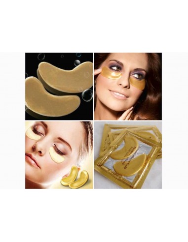 10 X MASCARA DE COLAGENO E OURO 24KTS OLHOS CREMES DE ROSTO