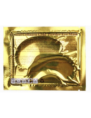 10 X MASCARA DE COLAGENO E OURO 24KTS OLHOS CREMES DE ROSTO