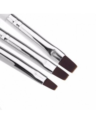 CONJUNTO DE 3 PINCEIS PARA UNHAS Nº 4-6-8 PINCEIS