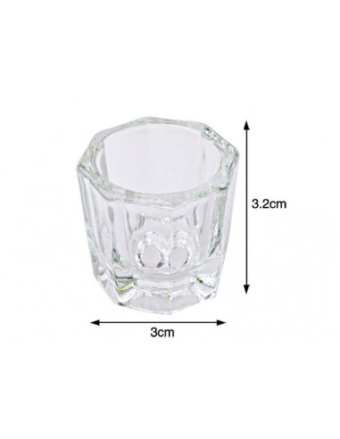 Copo de Vidro Para Liquido Acrilico LIQUIDO ACRILICO