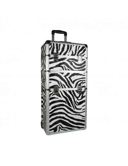 TROLLEY MAQUIAGEM 3 EM 1 ZEBRA MALAS E TROLLEYS