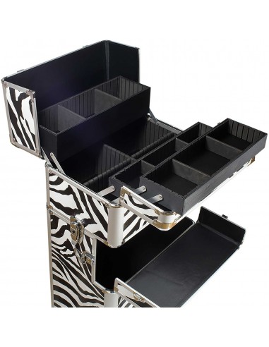 TROLLEY MAQUIAGEM 3 EM 1 ZEBRA MALAS E TROLLEYS
