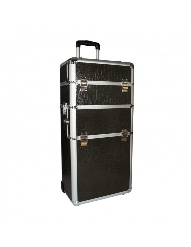 TROLLEY PARA MANICURE E PEDICURE PRETA MALAS E TROLLEYS