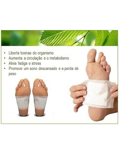 PENSOS DETOX PATCHS ADESIVOS DETOX PÉS TRATAMENTOS CORPORAIS