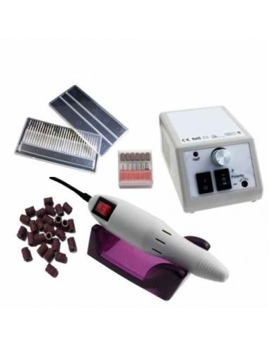 BROCA PARA UNHAS 20000 RPM BRANCA + ACESSÓRIOS BROCAS PARA UNHAS