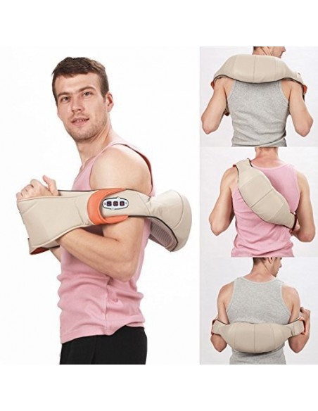 MASSAGEADOR DE PESCOÇO SHIATSU INFRAVERMELHOS APARELHOS DE MASSAGEM