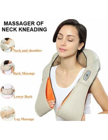 MASSAGEADOR DE PESCOÇO SHIATSU INFRAVERMELHOS APARELHOS DE MASSAGEM