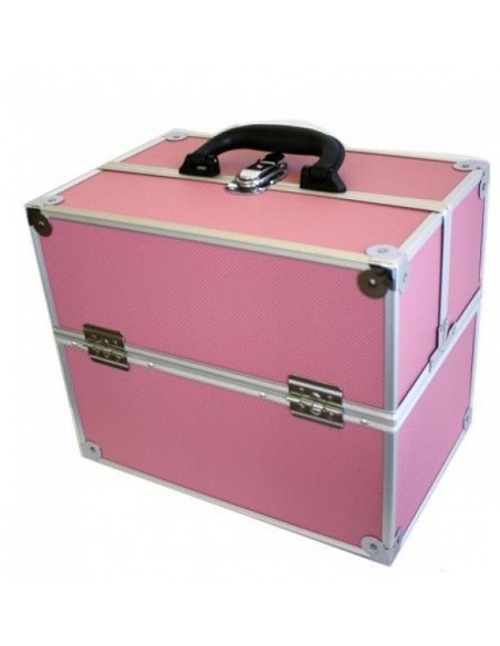 MALA PARA ESTETICA E COSMETICOS ROSA MALAS E TROLLEYS