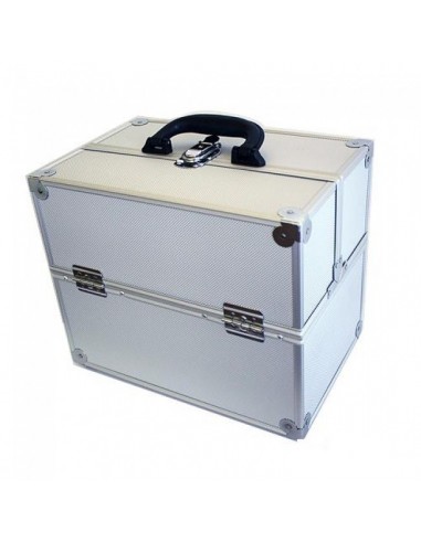 MALA PARA ESTETICA E COSMETICOS CINZA MALAS E TROLLEYS