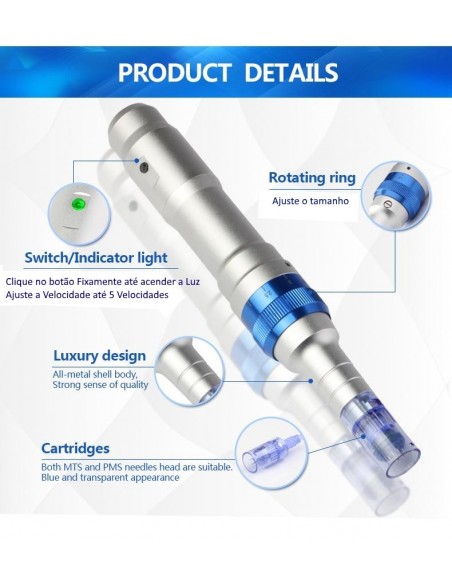 DERMAPEN ELETRICA DR.PEN A6 APARELHOS MICROAGULHAMENTO