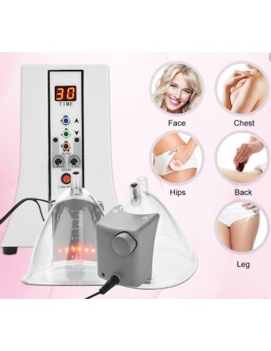 MAQUINA PUMP UP GLÚTEOS VÁCUO + INFRAVERMELHO MAQUINAS DE VÁCUOTERAPIA