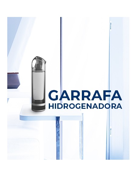 GARRAFA DE HIDROGENAR ÁGUA 500ML GERADORES ÁGUA HIDROGENADA