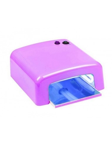 FORNO UV UNHAS DE GEL 36 WATTS LILAS QUADRADO FORNOS UV UNHAS