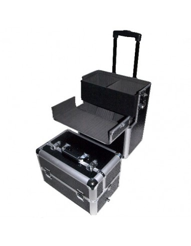 KIT UNHAS DE GEL BRANCO + TROLLEY PRETA KITS UNHAS DE GEL COM MALA