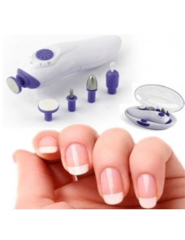 MINI BROCA UNHAS COM 5 ACESSÓRIOS BROCAS PARA UNHAS
