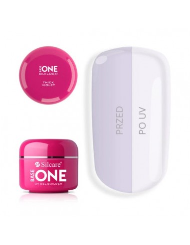100g GEL UV SILCARE VIOLET GEL UV CONSTRUTOR SILCARE