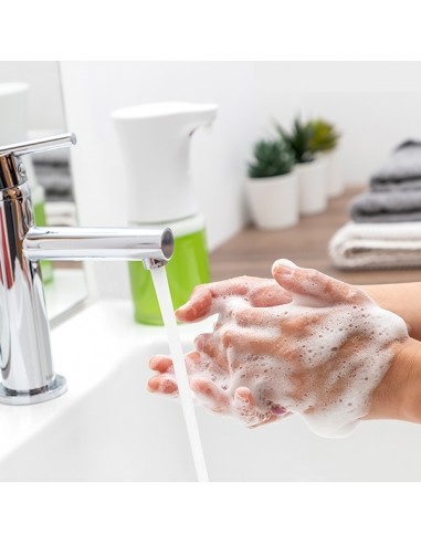 DISPENSADOR DE SABÃO AUTOMATICO MATERIAL DE PROTEÇÃO