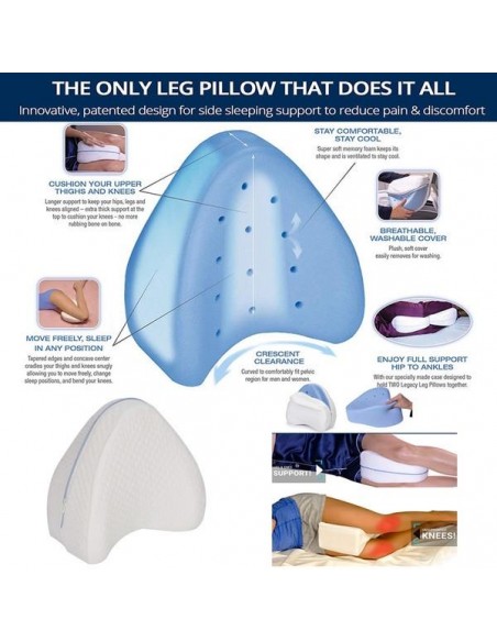 ALMOFADA PARA PERNAS TIPO COMFY PILLOW APARELHOS DE MASSAGEM