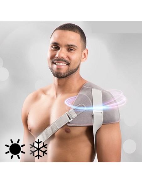 SUPORTE DE OMBRO ELÁSTICO TERMICO APARELHOS MASSAGEM