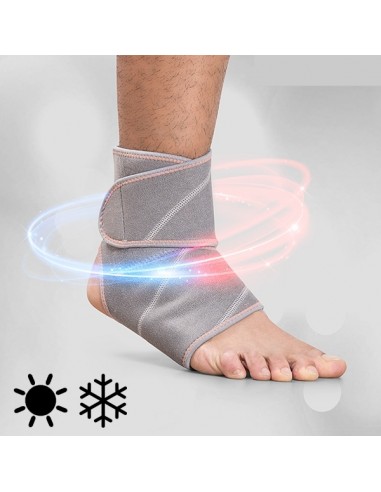 SUPORTE DE TORNOZELO EM GEL QUENTE E FRIO APARELHOS MASSAGEM