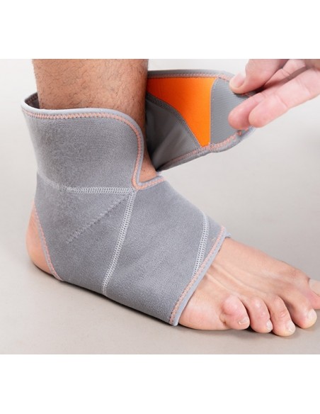 SUPORTE DE TORNOZELO EM GEL QUENTE E FRIO APARELHOS MASSAGEM