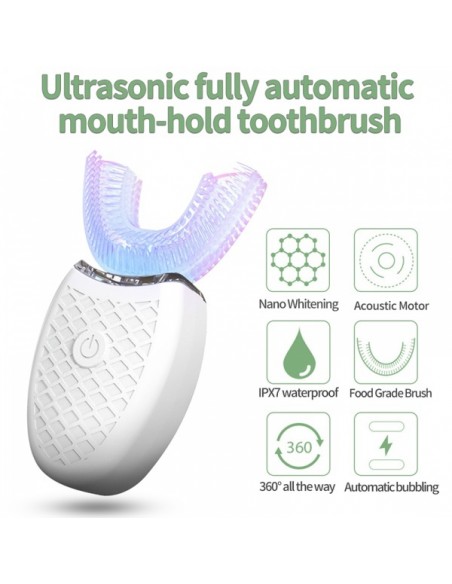 ESCOVA ULTRA SÓNICA DE DENTES 360º HIGIENE ORAL