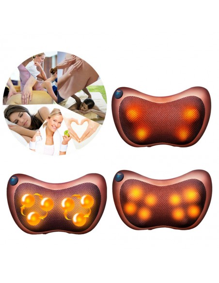MASSAGEADOR SHIATSU PILLOW CARRO E CASA ESTECTICA E BEM ESTAR