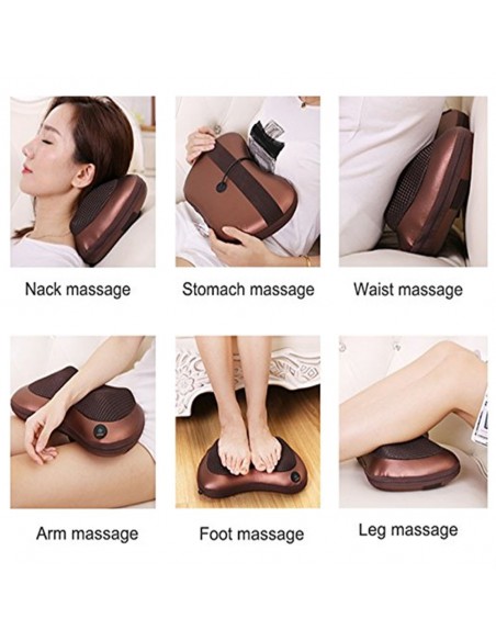 MASSAGEADOR SHIATSU PILLOW CARRO E CASA ESTECTICA E BEM ESTAR