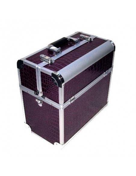 MALA GRANDE MANICURE E PEDICURE LILAS MALAS E TROLLEYS