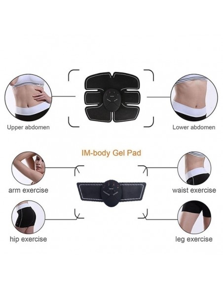 ELETROESTIMULADOR MUSCULAR ABDOMEN E BRAÇOS ESTECTICA E BEM ESTAR