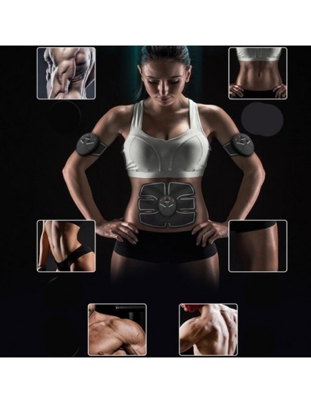 ELETROESTIMULADOR MUSCULAR ABDOMEN E BRAÇOS ESTECTICA E BEM ESTAR