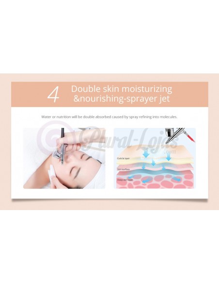 PISTOLA JATO DE OXIGENIO PULVERIZADORA MAQUINAS MICRODERMOABRASÃO