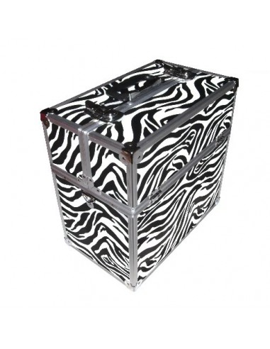 MALA GRANDE MANICURE E PEDICURE ZEBRA MALAS E TROLLEYS