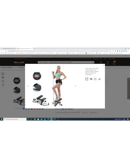 STEPPER COM CORDAS FITNESS E DESPORTO