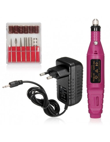 BROCA CANETA PROFISSIONAL UNHAS GEL 20000 RPM REGULAVEL BROCAS PARA UNHAS