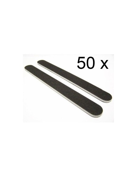 50 X LIMAS PRETAS RECTAS 100/180 LIMAS E BUFFERS