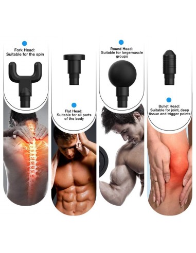 MASSAGE GUN PISTOLA DE MASSAGEM ESTECTICA E BEM ESTAR