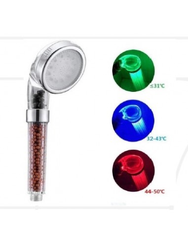 CHUVEIRO COM MINERAIS E LEDS ESTECTICA E BEM ESTAR