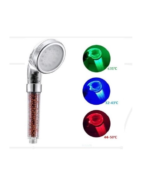 CHUVEIRO COM MINERAIS E LEDS ESTECTICA E BEM ESTAR