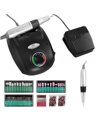 BROCA UNHAS DE GEL COM PEDAL 35.000 RPM + OFERTAS BROCAS PARA UNHAS