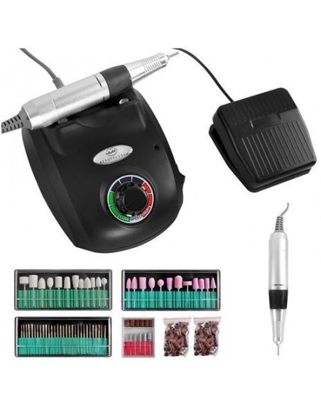 BROCA UNHAS DE GEL COM PEDAL 35.000 RPM + OFERTAS BROCAS PARA UNHAS