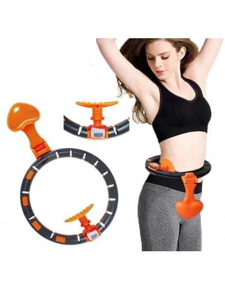 HULA HOOP COM PESO E CONTADOR AJUSTAVEL HULA HOOP