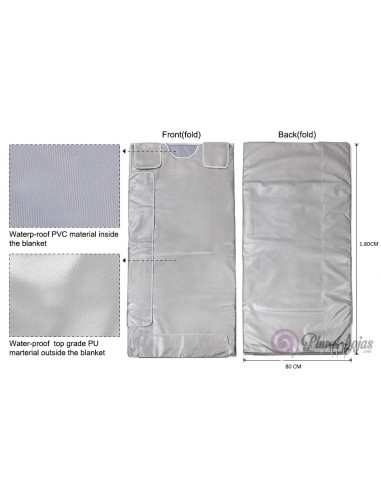 MANTA TERMICA DE SUDAÇÃO INFRAVERMELHOS SAUNAS PORTATEIS